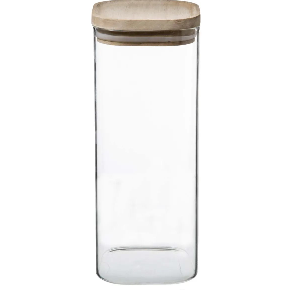 3 bocaux verre empilables couvercle bois