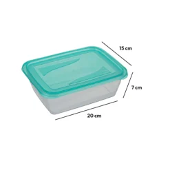 3 boîtes de conservation, 1,25L