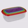 4 boîtes de conservation plastique