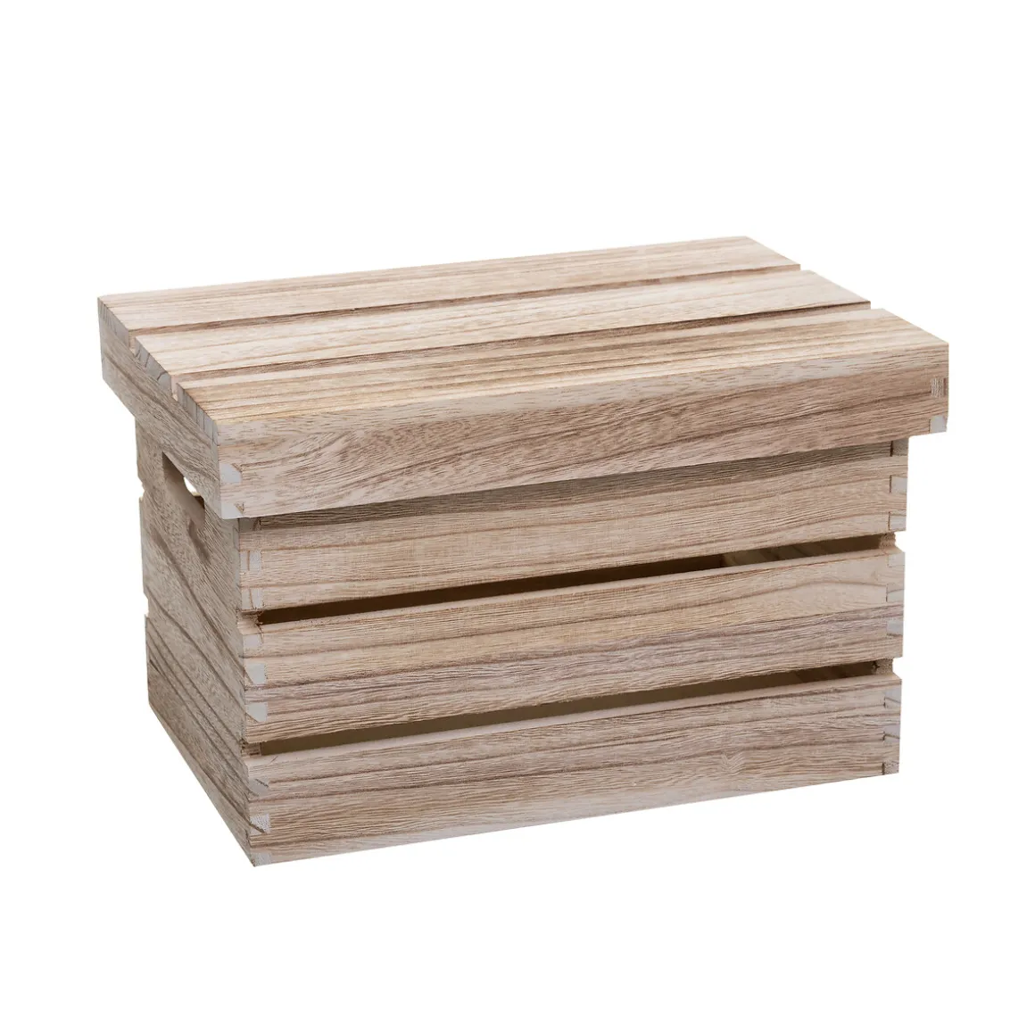 3 boîtes de rangement en bois