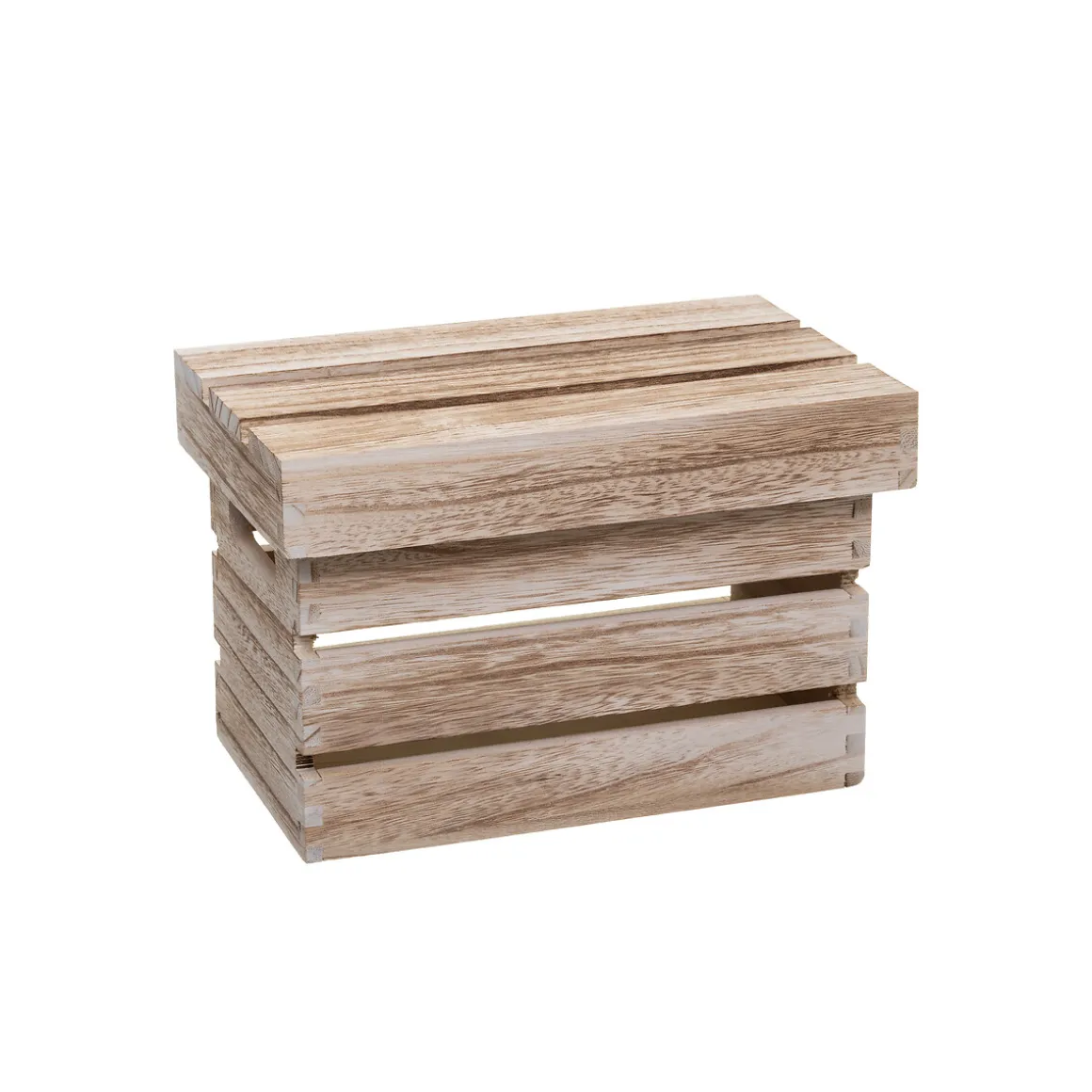3 boîtes de rangement en bois