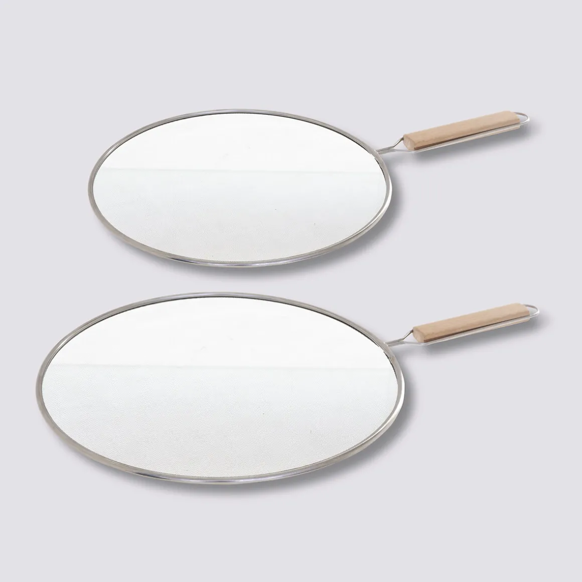 2 couvercles anti-projection, 25/28 cm