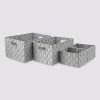 4 paniers bisauté, Gris