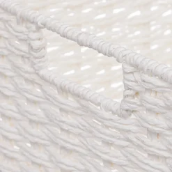 4 paniers de rangement, Blanc