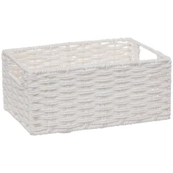 4 paniers de rangement, Blanc