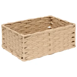 3 paniers tressées, Beige