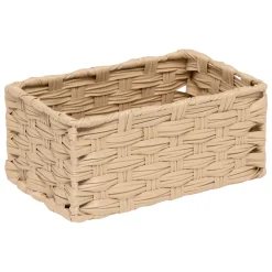 3 paniers tressées, Beige