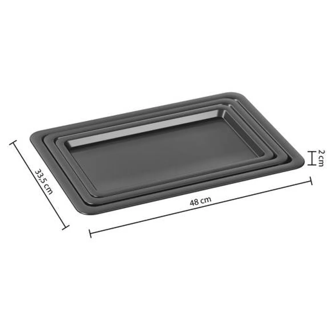 3 plaques de cuisson en acier