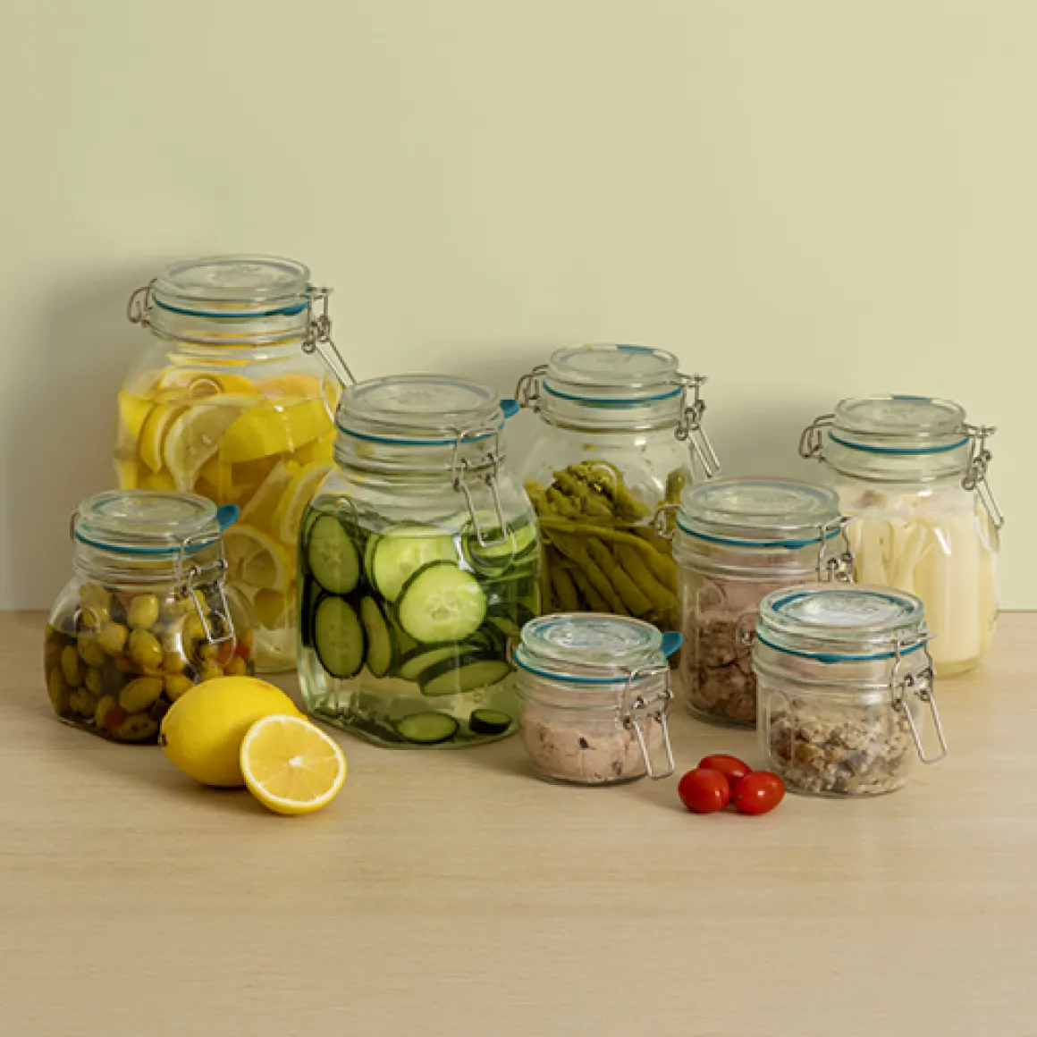 3 terrines verre, 0,15L