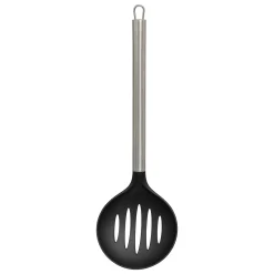 5 ustensiles de cuisine + pot de rangement, Inox