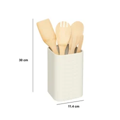 4 ustensiles de cuisine avec pot de rangement