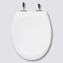 Abattant WC antibactérien, Blanc