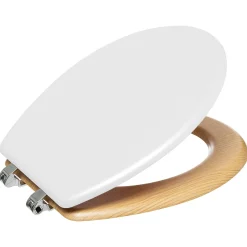 Abattant WC Bois, Blanc