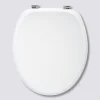 Abattant WC Bois, Blanc