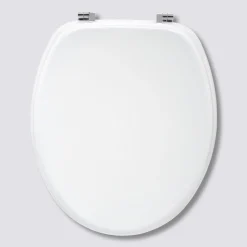Abattant WC Bois, Blanc