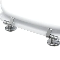 Abattant WC Bois, Blanc