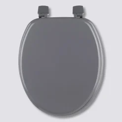 Abattant WC Bois laqué, Gris