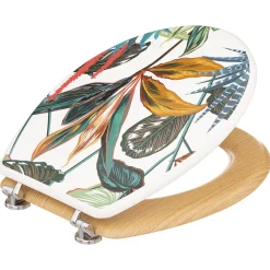 Abattant WC Bois, Multicolore