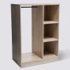 Armoire dressing penderie, Effet chêne naturel