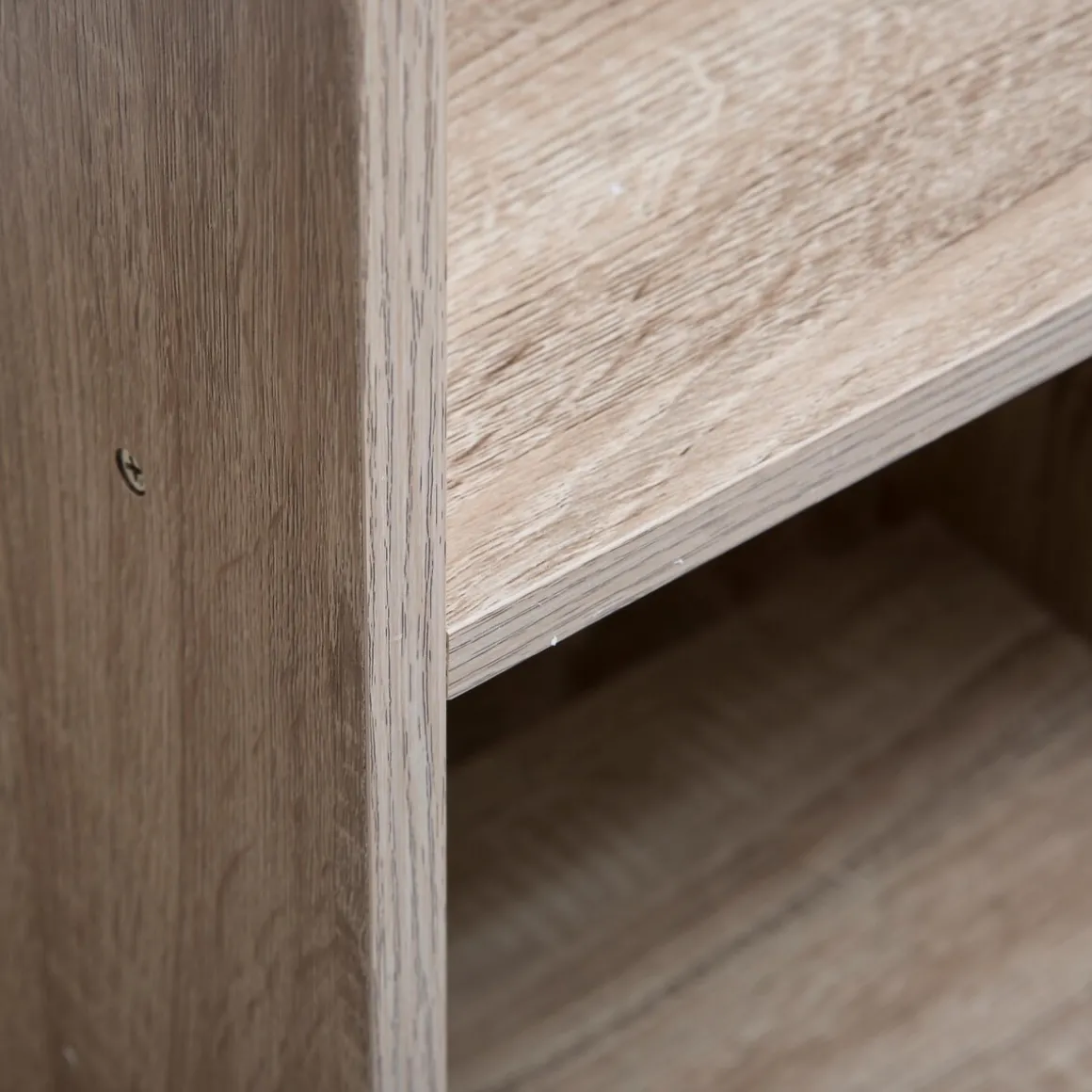 Armoire dressing penderie, Effet chêne naturel