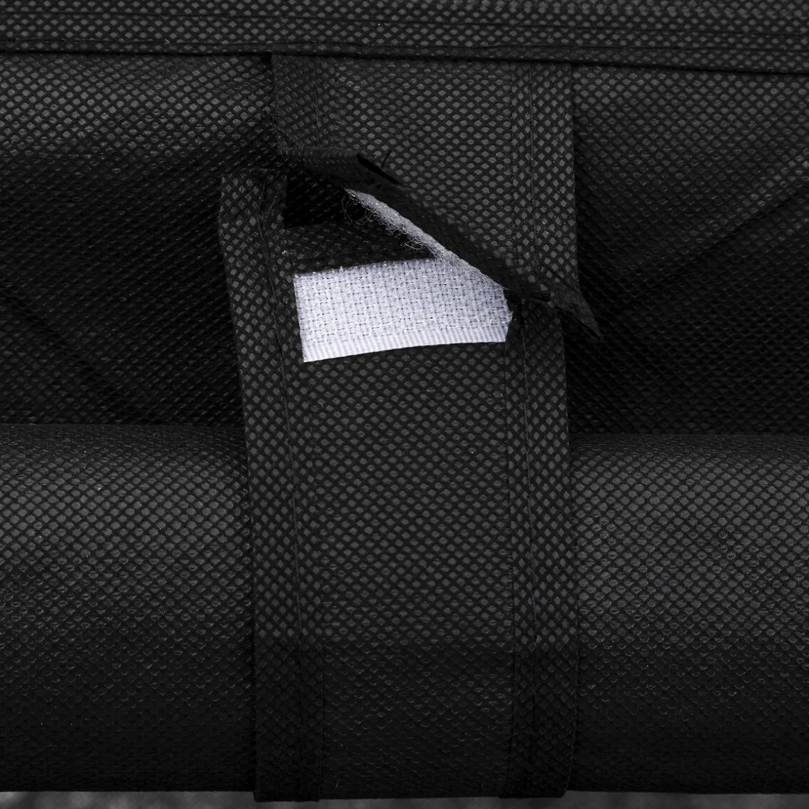 Armoire penderie modulable, tissu noir