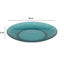 Assiette 20 cm, Bleu pétrole