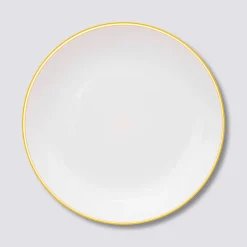 Assiette 25 cm, Jaune moutarde