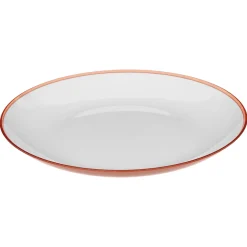 Assiette 25 cm, Rose nacarat