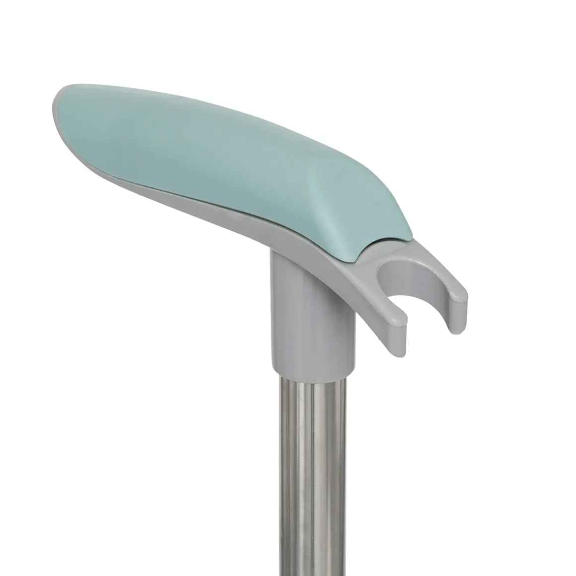 Balai et pelle pivotant, Gris et bleu