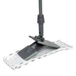Balai MOP téléscopique microfibre, Gris