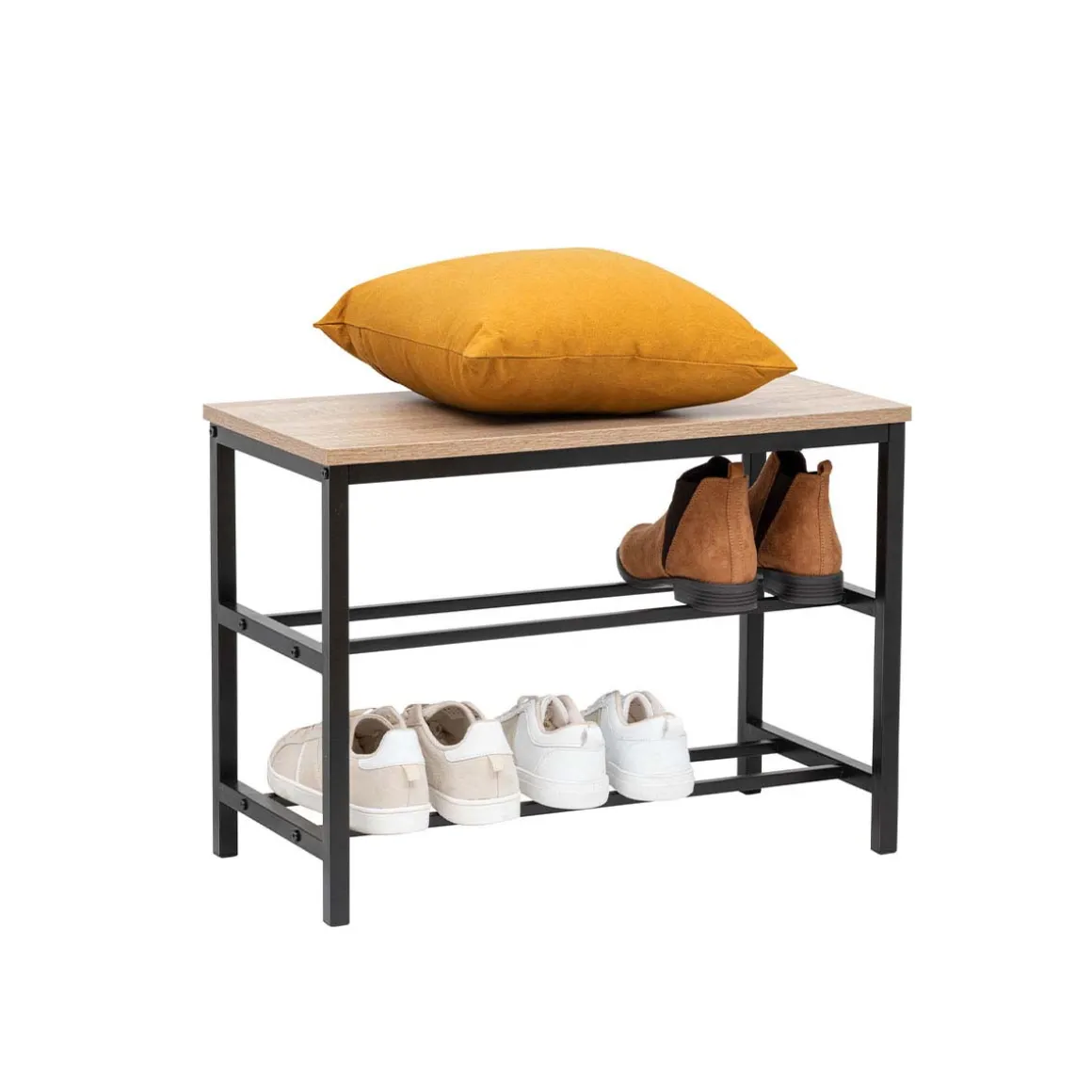 Banc range-chaussures 2 niveaux