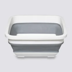 Bassine retractable 8L - Blanc, Gris