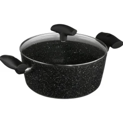 Batterie de cuisine en aluminium, 4 pièces + 6 protections
