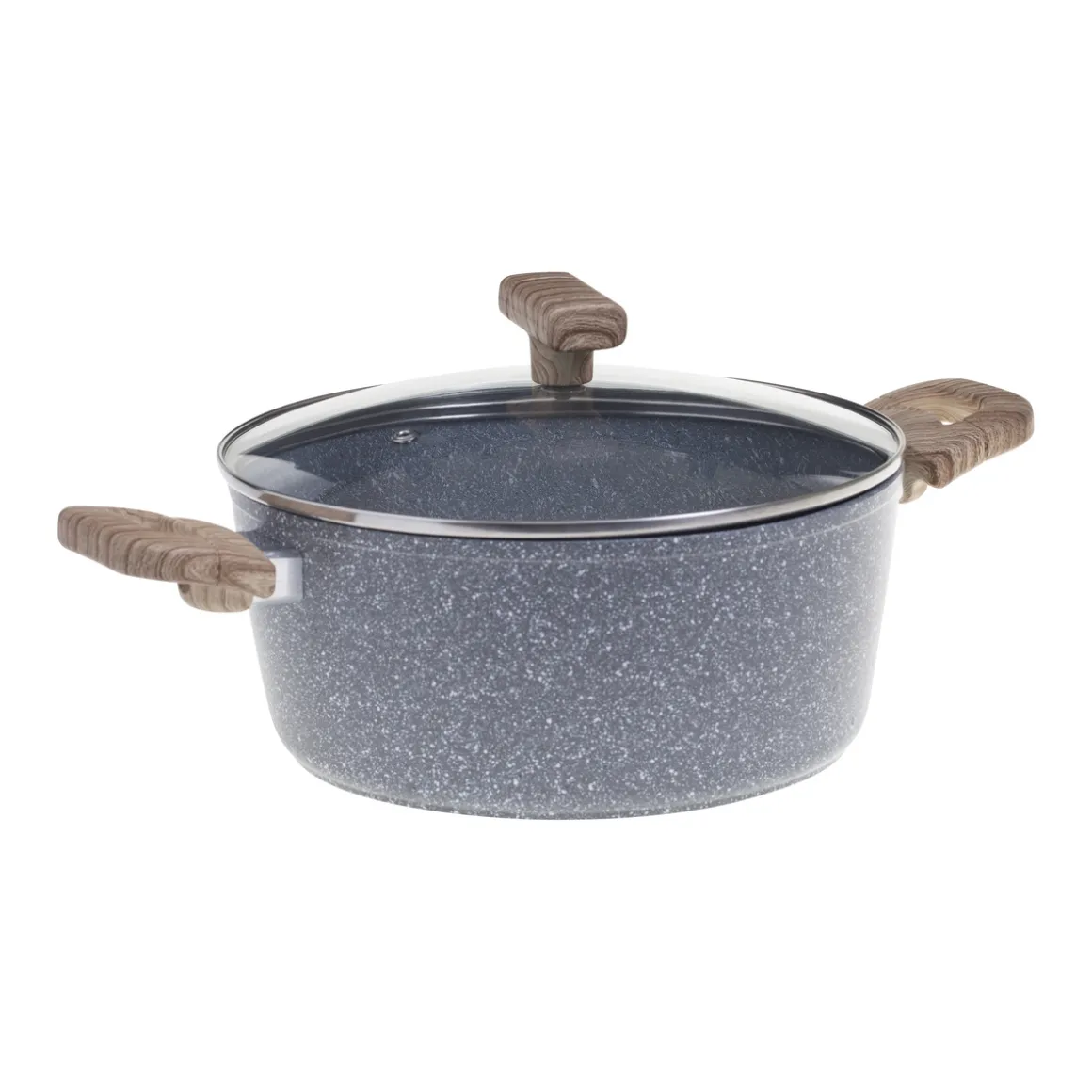 Batterie de cuisine en aluminium forgé, 4 pièces + 6 protections