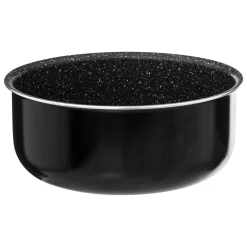Batterie de cuisine en aluminium pressé, 3 pièces + 6 protections