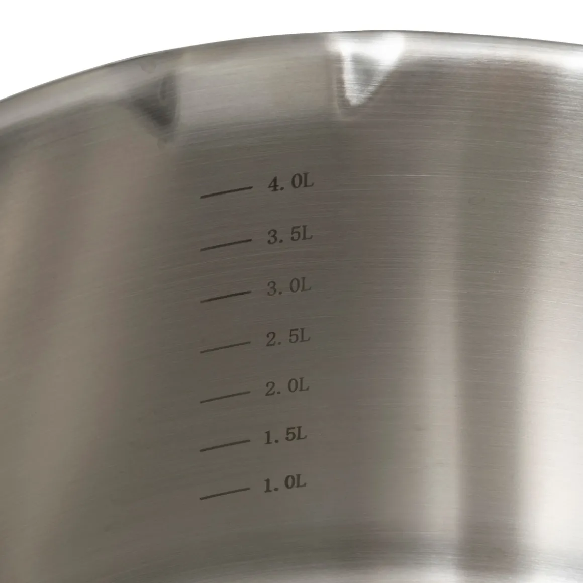 Batterie de cuisine en inox, 4 pièces + 6 protections