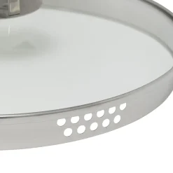 Batterie de cuisine en inox, 4 pièces + 6 protections