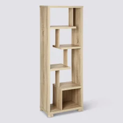 Bibliothèque 6 niveaux, Effet chêne naturel