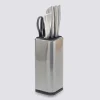 Bloc 5 couteaux, manche acier