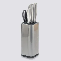 Bloc 5 couteaux, manche acier
