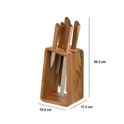 Bloc de 5 couteaux