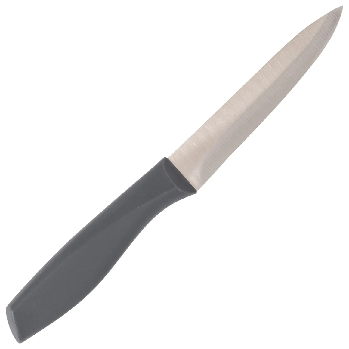 Bloc de 5 couteaux et ciseau, Gris