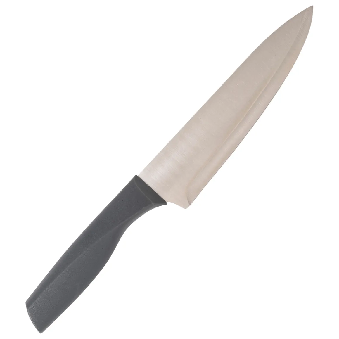 Bloc de 5 couteaux et ciseau, Gris