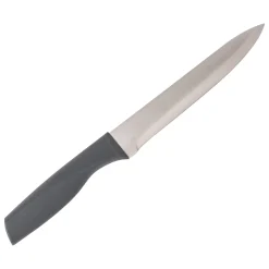 Bloc de 5 couteaux et ciseau, Gris