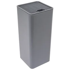 Bloc de 5 couteaux et ciseau, Gris