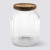 Bocal en verre 2L, Acacia