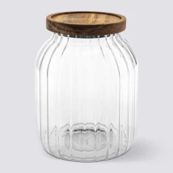 Bocal en verre 2L, Acacia
