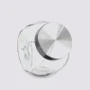 Bocal verre à bonbons couvercle inox 650ml