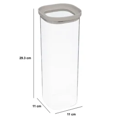 Bocal verre avec couvercle hermétique 2L
