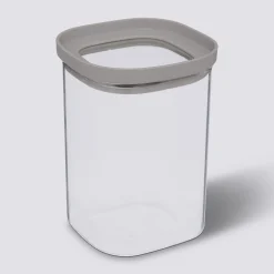 Bocal verre avec couvercle hermétique 1L